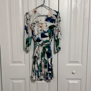 White House Black Market sleeved godet dress, petite 4